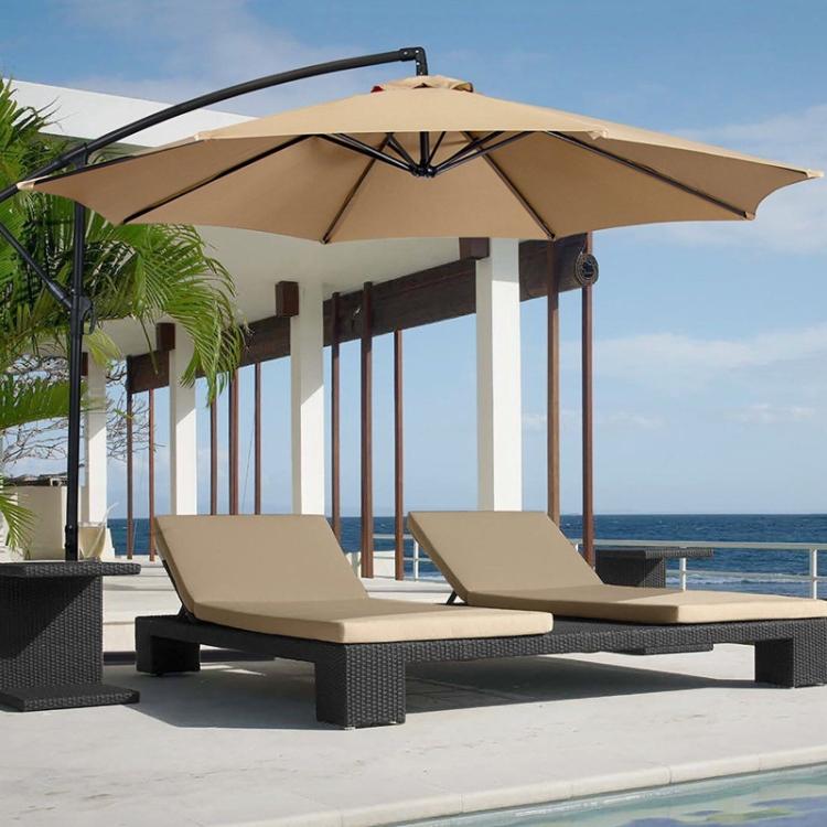 Universal Patio Umbrella Replacement Canopy UV30+ Protective Waterproof Polyester Fabric, 2m 8 Ribs, 2.5m 8 Ribs, 3.5m 8 Ribs, 4m 8 Ribs