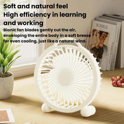 Tragbarer Tischventilator mit starkem Wind für Schlafzimmer und Büro, 4 Zoll Stecker Weiß, 4 Zoll Stecker Grün, 4 Zoll Stecker Pink, 6 Zoll Akku Weiß, 6 Zoll Akku Grün, 6 Zoll Akku Pink