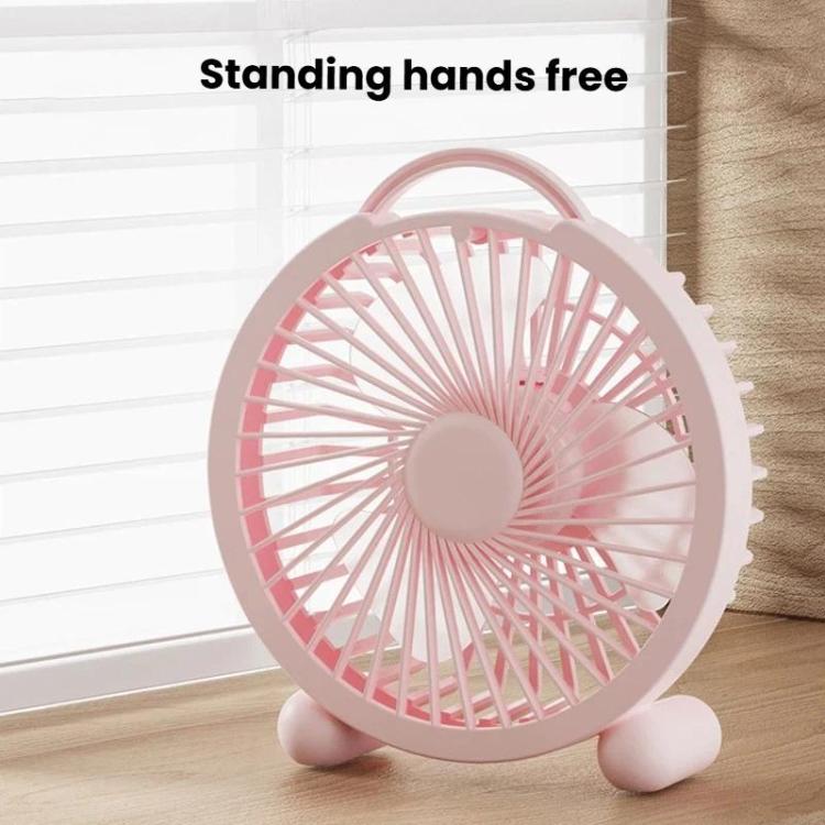 Tragbarer Tischventilator mit starkem Wind für Schlafzimmer und Büro, 4 Zoll Stecker Weiß, 4 Zoll Stecker Grün, 4 Zoll Stecker Pink, 6 Zoll Akku Weiß, 6 Zoll Akku Grün, 6 Zoll Akku Pink
