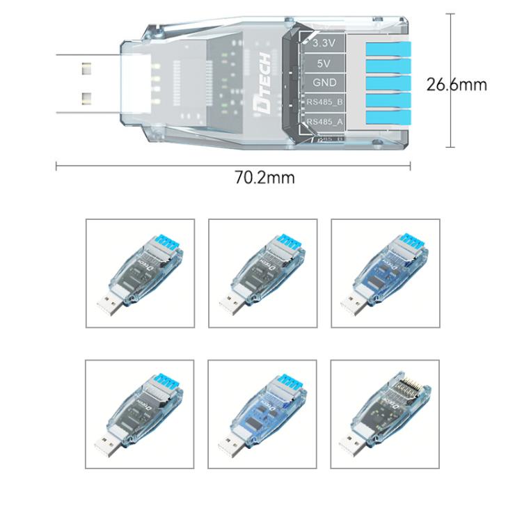 DTECH USB To RS485 Push-Button Serial Port Module, MS3020 Chip IOT5086SA, RS232/485 MS3020 Chip IOT5087S, RS232/485 FTDI Chip IOT5091, Isolated IOT5092, FTDI Chip IOT5094, TTL Pin-Type FTDI Chip IOT5093