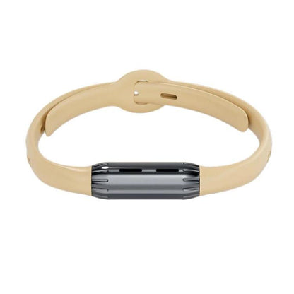 Bracelet anti-moustiques portable d'extérieur à huiles essentielles, or rose et vert, or rose et violet, or rose et beige, or rose et noir, gris acier et vert, gris acier et violet, gris acier et beige