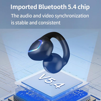 GD30 Single Ear Earring Style Bluetooth Earphone IPX3 Waterproof Clear Noise Reduction Earphone