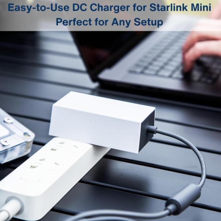 30V 2A Waterproof DC Adapter Charger for Starlink Mini, US Plug, EU Plug