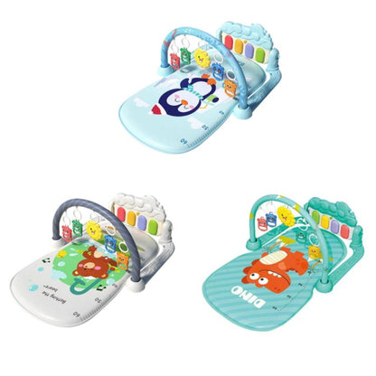 Toddler Toy Foot Piano Musical Gym Crawling Mat, Dolphin Pedal Surface Penguin, Dolphin Pedal Surface Bear, Dolphin Pedal Surface Dinosaur