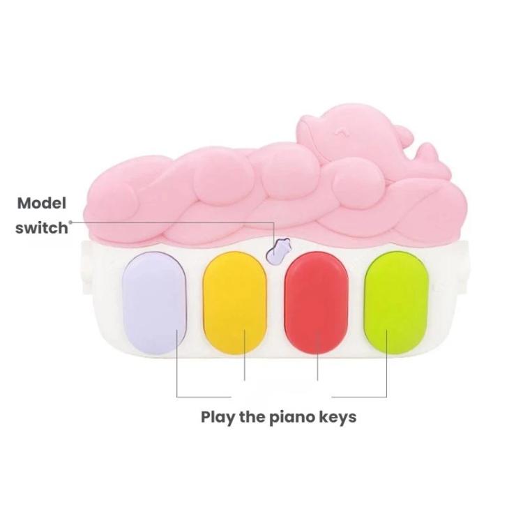 Toddler Toy Foot Piano Musical Gym Crawling Mat, Dolphin Pedal Surface Penguin, Dolphin Pedal Surface Bear, Dolphin Pedal Surface Dinosaur