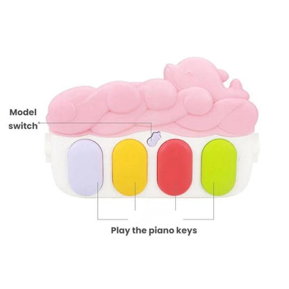 Toddler Toy Foot Piano Musical Gym Crawling Mat, Dolphin Pedal Surface Penguin, Dolphin Pedal Surface Bear, Dolphin Pedal Surface Dinosaur