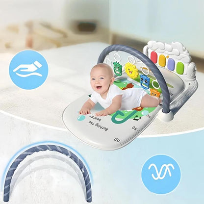 Toddler Toy Foot Piano Musical Gym Crawling Mat, Dolphin Pedal Surface Penguin, Dolphin Pedal Surface Bear, Dolphin Pedal Surface Dinosaur