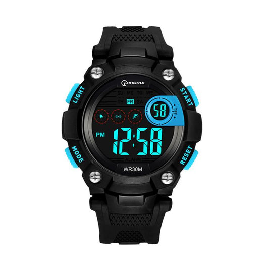 Montre de sport numérique pour enfants MINGRUI, étanche, lumineuse, avec alarme, chronomètre et calendrier. Idéale pour les activités de plein air.
