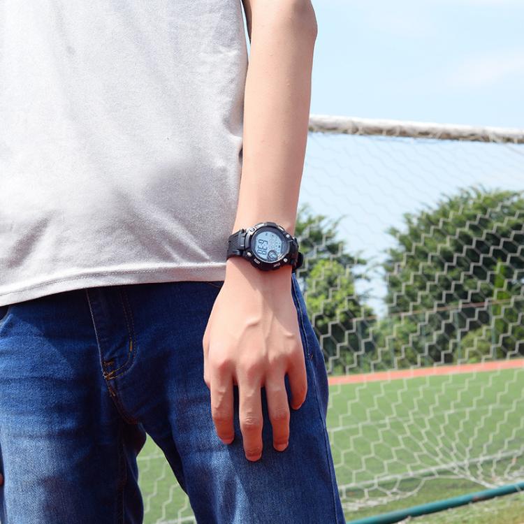 Montre numérique de sport MINGRUI pour enfants, étanche, lumineuse, de plein air, avec alarme, chronomètre et calendrier