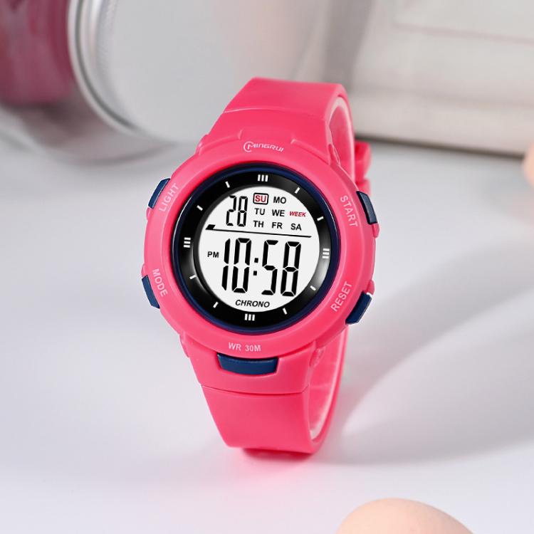 MINGRUI Montre digitale de sport pour enfants garçons et filles, étanche 30M, montres électroniques d'extérieur avec rétroéclairage LED, alarme, chronomètre, date du calendrier