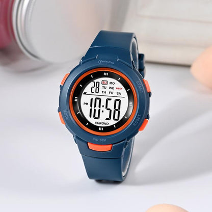 MINGRUI Montre digitale de sport pour enfants garçons et filles, étanche 30M, montres électroniques d'extérieur avec rétroéclairage LED, alarme, chronomètre, date du calendrier