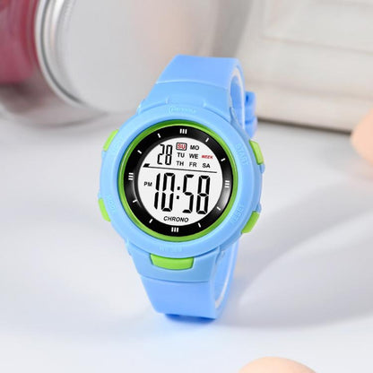 MINGRUI Montre digitale de sport pour enfants garçons et filles, étanche 30M, montres électroniques d'extérieur avec rétroéclairage LED, alarme, chronomètre, date du calendrier