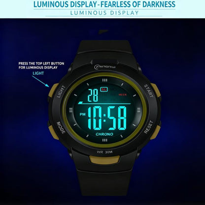 MINGRUI Montre digitale de sport pour enfants garçons et filles, étanche 30M, montres électroniques d'extérieur avec rétroéclairage LED, alarme, chronomètre, date du calendrier