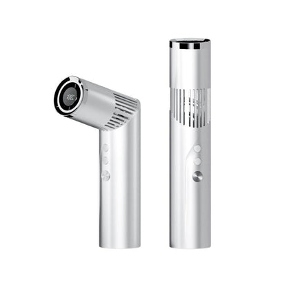 Mini-ventilateur portatif rotatif à 90 degrés avec 199 vitesses, batterie 3000 mAh, ventilateur de poche avec lumière LED et lanière pour voyage, extérieur, maquillage
