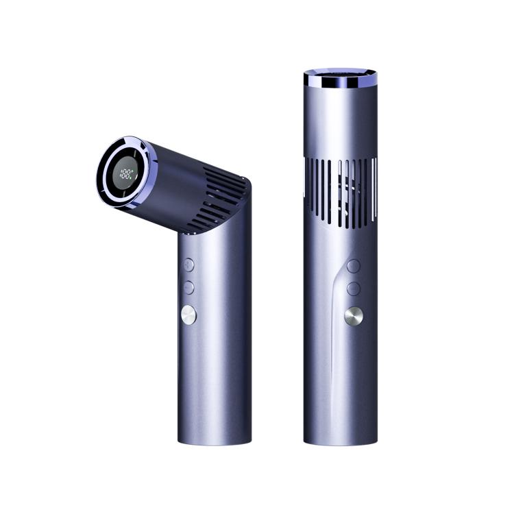 Mini-ventilateur portatif rotatif à 90 degrés avec 199 vitesses, batterie 3000 mAh, ventilateur de poche avec lumière LED et lanière pour voyage, extérieur, maquillage