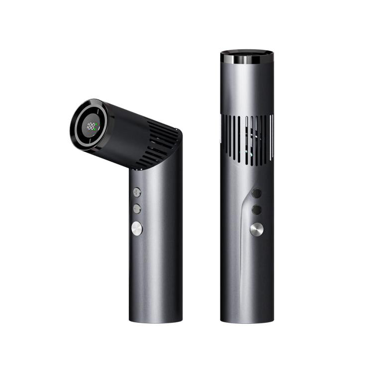 Mini-ventilateur portatif rotatif à 90 degrés avec 199 vitesses, batterie 3000 mAh, ventilateur de poche avec lumière LED et lanière pour voyage, extérieur, maquillage
