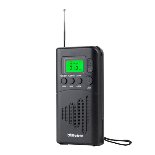 Radio portable WDK FM/AM toutes bandes, mini écran numérique, pour l'UE, pour les États-Unis