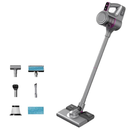 Laveuse-sécheuse de sol sans fil multifonctionnelle avec aspirateur à main