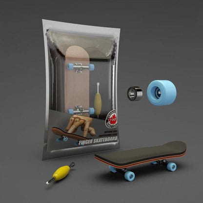 Mini-skateboard à roulements en bois d'érable 5 couches, jouet de bureau pour soulager le stress