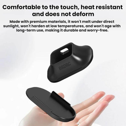 For DJI Osmo Pocket 4 / 3 BRDRC Car Desktop Silicone Mount