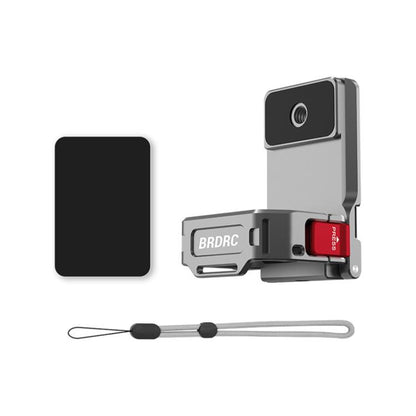 Pour DJI Osmo Pocket 3 / 4 BRDRC Support d'extension de cadre d'adaptateur de base magnétique multifonctionnel, Pour DJI Osmo Pocket 3 / 4 Titanium
