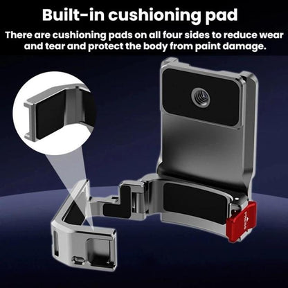 Pour DJI Osmo Pocket 3 / 4 BRDRC Support d'extension de cadre d'adaptateur de base magnétique multifonctionnel, Pour DJI Osmo Pocket 3 / 4 Titanium