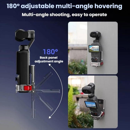 Pour DJI Osmo Pocket 3 / 4 BRDRC Support d'extension de cadre d'adaptateur de base magnétique multifonctionnel, Pour DJI Osmo Pocket 3 / 4 Titanium