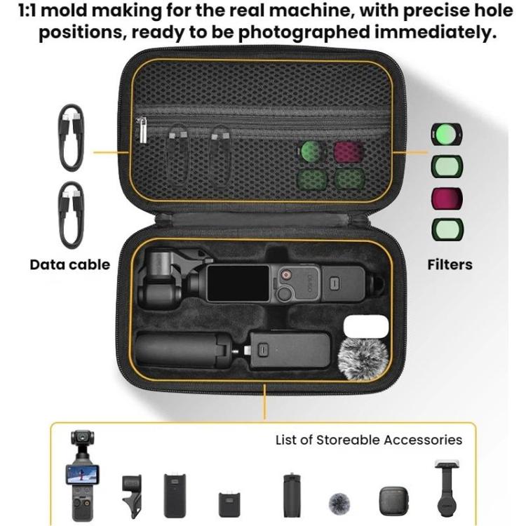 Pour DJI Osmo Pocket 4 BRDRC Étui de protection pour console de stockage
