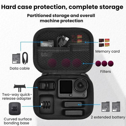 Pour DJI Osmo Action 6 / 5 Pro / 4 BRDRC Étui de transport portable pour appareil photo