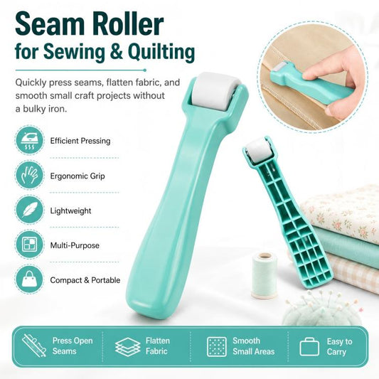 Rouleau de couture pour la couture et le quilting – Rouleau à main pour presser les tissus – Outil de bricolage