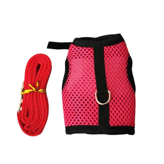 Rabbit Ferret Harness & Leash Small Pet Vest-Style Harness Leash, M, L, S