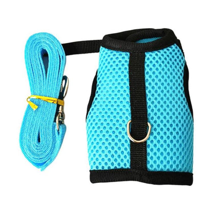 Rabbit Ferret Harness & Leash Small Pet Vest-Style Harness Leash, M, L, S