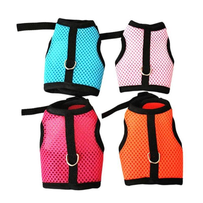 Rabbit Ferret Harness & Leash Small Pet Vest-Style Harness Leash, M, L, S