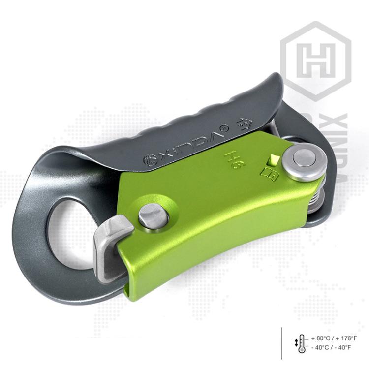 XINDA Poignée d'ascension pour corde d'escalade 8-13 mm, design ergonomique sans poignée, équipement d'escalade pour arboriculteur, spéléologie, SRT, grimpe d'arbres et sauvetage