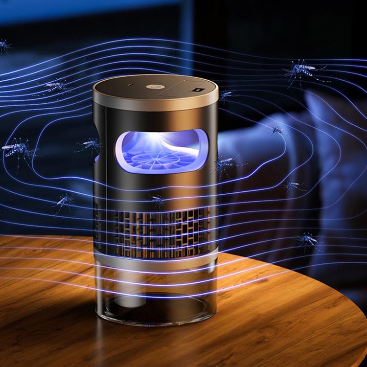 Lampe Anti-Moustiques Intelligente d'Intérieur, Automatique, Veilleuse, Rechargeable sur Secteur et Batterie, Choc par Aspiration