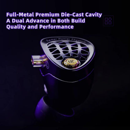 KZ Phantom Hi-Fi-grade Audio Gaming 1.2m Wired Earphones, 3.5mm Standard, 3.5mm With Mic, Type-C Sound Card