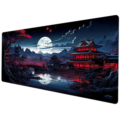 Stain-Resistant Ancient Landscape Mouse Pad, E-Sports Gaming Keyboard Desk Mat, 30 x 60 x 0.2cm, 30 x 60 x 0.3cm, 30 x 70 x 0.2cm, 30 x 70 x 0.3cm, 30 x 80 x 0.2cm, 30 x 80 x 0.3cm, 40 x 90 x 0.2cm, 40 x 90 x 0.3cm