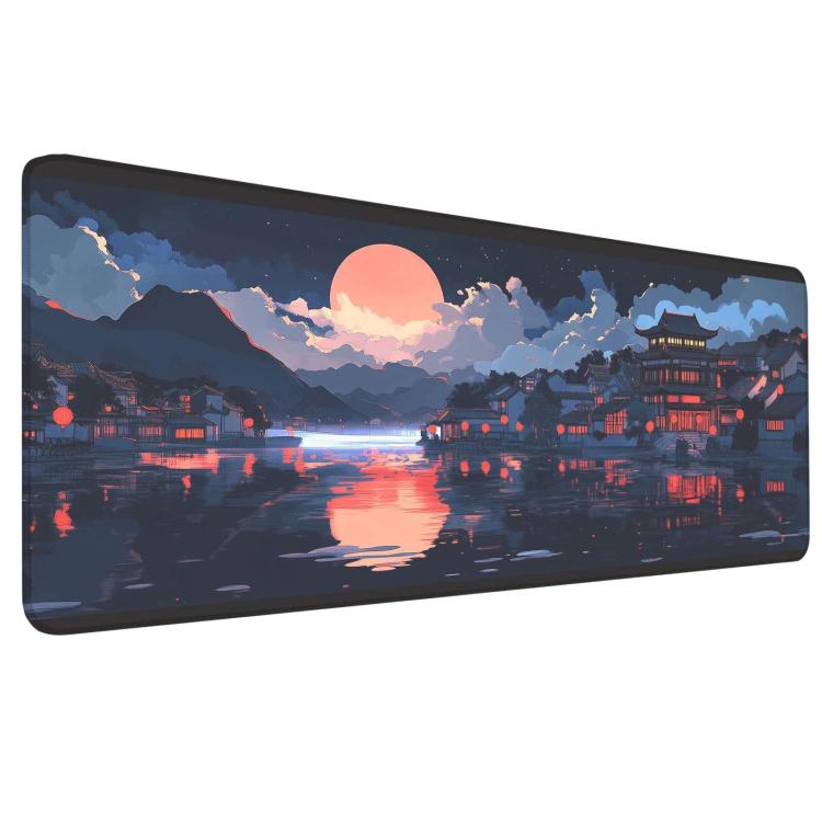 Stain-Resistant Ancient Landscape Mouse Pad, E-Sports Gaming Keyboard Desk Mat, 30 x 60 x 0.2cm, 30 x 60 x 0.3cm, 30 x 70 x 0.2cm, 30 x 70 x 0.3cm, 30 x 80 x 0.2cm, 30 x 80 x 0.3cm, 40 x 90 x 0.2cm, 40 x 90 x 0.3cm