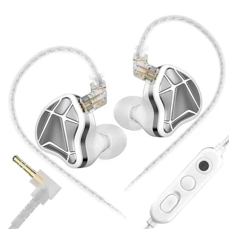 KZ Axas FPS 1.2m Wired Gaming Earphones, 3.5mm Standard White, 3.5mm With Mic White, Type-C Sound Card White, 3.5mm Standard Black, 3.5mm With Mic Black, Type-C Sound Card Black