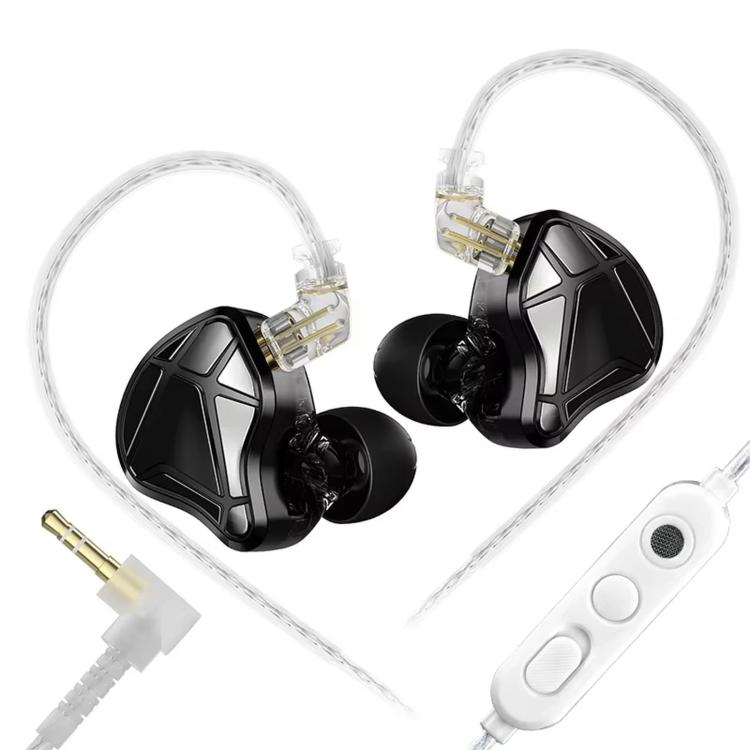 KZ Axas FPS 1.2m Wired Gaming Earphones, 3.5mm Standard White, 3.5mm With Mic White, Type-C Sound Card White, 3.5mm Standard Black, 3.5mm With Mic Black, Type-C Sound Card Black