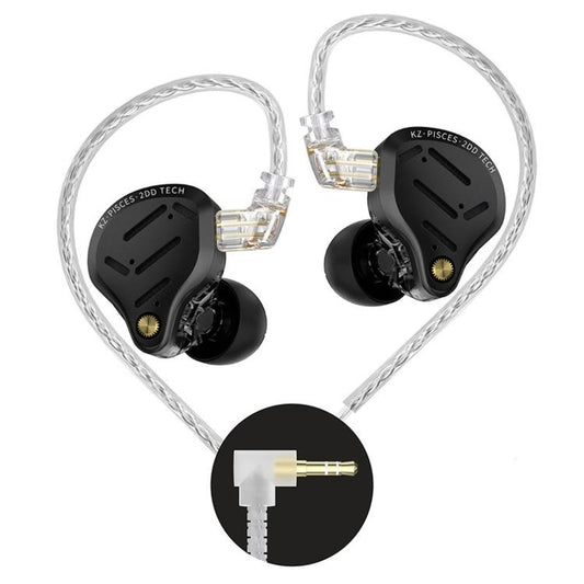 KZ Pisces Dual-driver Dynamic HiFi 1.2m Wired Earphones, 3.5mm Original Sound Standard, 3.5mm Original Sound With Mic, 3.5mm Tuning Standard, 3.5mm Tuning With Mic, Original Sound Type-C Sound Card, Tuning Type-C Sound Card