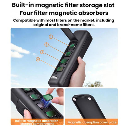 Pour DJI Osmo Pocket 4 / 3 BRDRC Étui de protection pour écran de nacelle et objectif