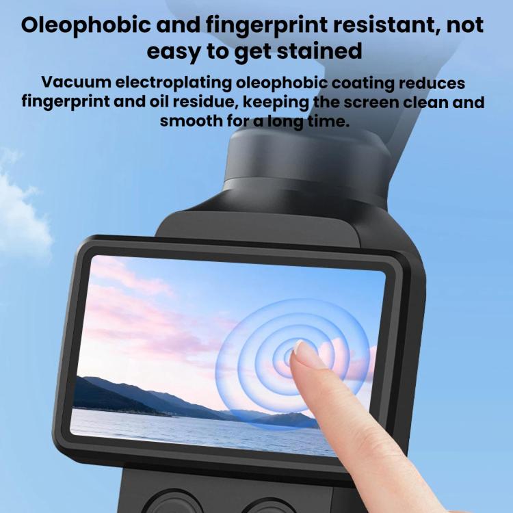 Pour applicateur de protection d'écran en verre trempé AR BRDRC DJI Osmo Pocket 4 / 3