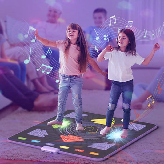 Tapis de danse lumineux pour enfants Home Sports, machine de danse musicale sans fil pour le fitness