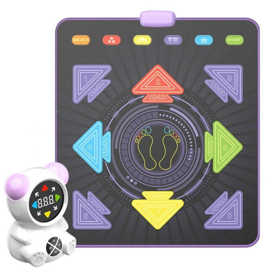 Tapis de danse lumineux pour enfants Home Sports, machine de danse musicale sans fil pour le fitness