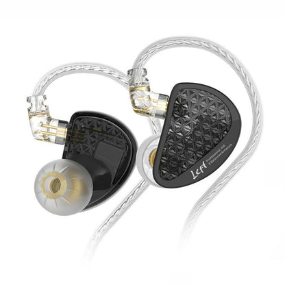 KZ-AS16 PRO 8-Driver Pure Balanced Armature In-Ear 1.2m Wired Earphones, Green Standard, Green With Mic, Black Standard, Black With Mic