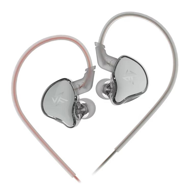 KZ-EDCX Dynamic In-Ear 1.2m Wired Earphones, Gray Standard, Gray With Mic, Green Standard, Green With Mic