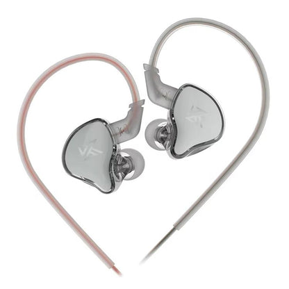 KZ-EDCX Dynamic In-Ear 1.2m Wired Earphones, Gray Standard, Gray With Mic, Green Standard, Green With Mic
