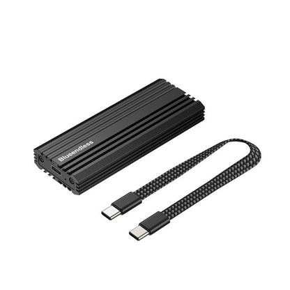 Blueendless M6NA 20Gbps M.2 NVMe SSD Enclosure, USB 3.2 Gen 2x2 Type-C External Hard Drive Case, Aluminum Case For 2230/2242/2260/2280 Up To 8TB, M6NA
