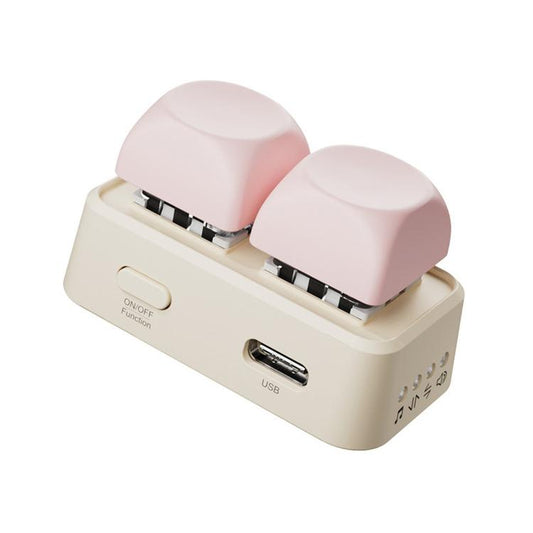 Hanlinyue 2-Key High-Speed Switch Keyboard Bluetooth Page Turner, Pink For KOBO, Pink For Phone, Pink For E-book, Purple For Phone, Purple For E-book, Purple For KOBO, Green For KOBO, Green For Phone, Green For E-book, Orange For Phone, Orange For KOBO...